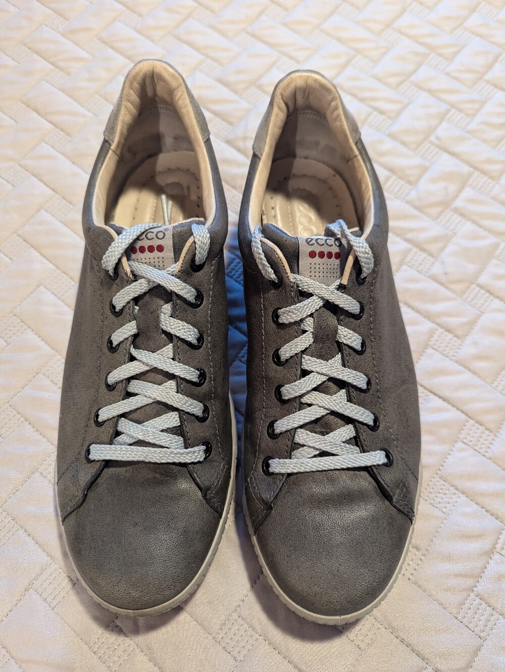 Ecco Biom Gray Leather Hydromax Hybrid Spikeless Golf Shoes Sz. 10.5-11 EU 44